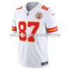 Mens Nike Travis Kelce White Kansas City Chiefs Vapor Fuse Limited Jersey