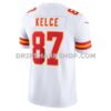 Mens Nike Travis Kelce White Kansas City Chiefs Vapor Fuse Limited Jersey