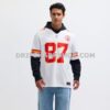 Mens Nike Travis Kelce White Kansas City Chiefs Vapor Fuse Limited Jersey