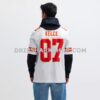 Mens Nike Travis Kelce White Kansas City Chiefs Vapor Fuse Limited Jersey