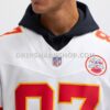 Mens Nike Travis Kelce White Kansas City Chiefs Vapor Fuse Limited Jersey