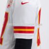 Mens Nike Travis Kelce White Kansas City Chiefs Vapor Fuse Limited Jersey