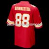 Mens Nike Jake Briningstool Red Kansas City Chiefs Team Game Jersey