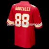 Mens Nike Tony Gonzalez Red Kansas City Chiefs Game Retired Player Jersey