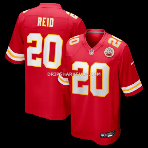 Mens Nike Justin Reid Red Kansas City Chiefs Game Jersey