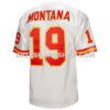 Mens Mitchell And Ness Joe Montana White Kansas City Chiefs 1994 Authentic Throwback Retired Player Jersey