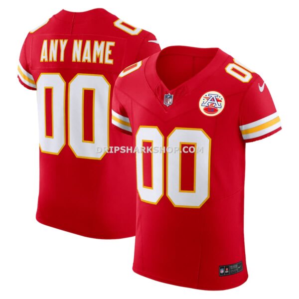 NFL163c92G04-242731 Mens Nike Red Kansas City Chiefs Vapor Fuse Elite Custom Jersey