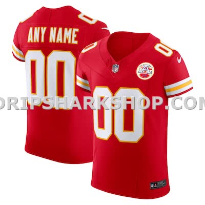 Mens Nike Red Kansas City Chiefs Vapor Fuse Elite Custom Jersey
