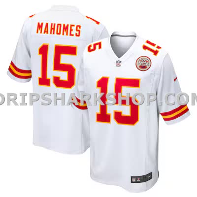 Mens Nike Patrick Mahomes White Kansas City Chiefs Game Jersey