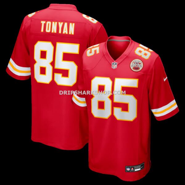 Mens Nike Robert Tonyan Red Kansas City Chiefs Team Game Jersey
