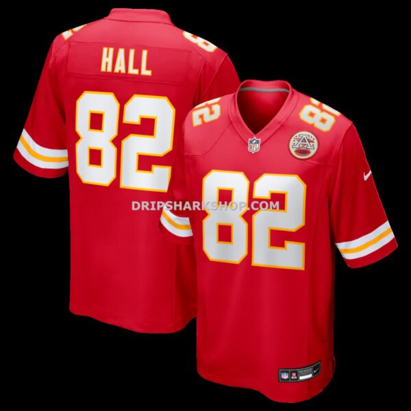 Mens Nike Dante Hall Red Kansas City Chiefs Retired Player Game Jersey