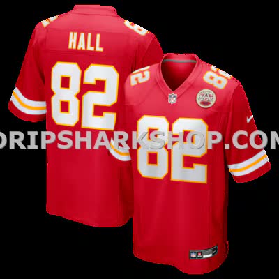 Mens Nike Dante Hall Red Kansas City Chiefs Retired Player Game Jersey