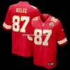 Mens Nike Travis Kelce Red Kansas City Chiefs Game Jersey
