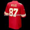 Mens Nike Travis Kelce Red Kansas City Chiefs Game Jersey