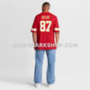 Mens Nike Travis Kelce Red Kansas City Chiefs Game Jersey