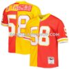 Mens Mitchell And Ness Derrick Thomas Red Gold Kansas City Chiefs 1994 Split Legacy Replica Jersey Pi5003000