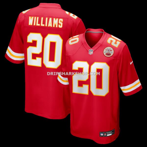NFL165298G04-9a5a2f Mens Nike Nohl Williams Red Kansas City Chiefs Team Game Jersey