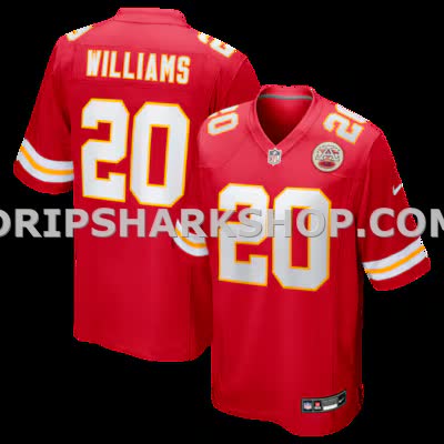 Mens Nike Nohl Williams Red Kansas City Chiefs Team Game Jersey