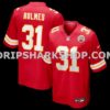 Mens Nike Priest Holmes Red Kansas City Chiefs Game Retired Player Jersey