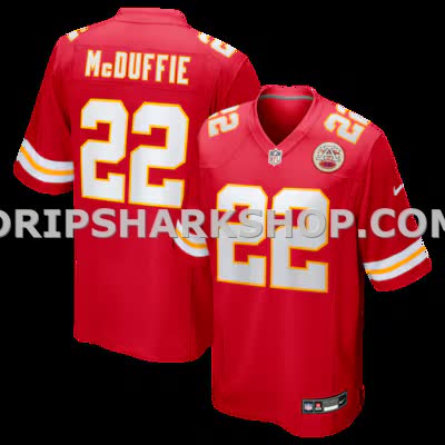 Mens Nike Trent Mcduffie Red Kansas City Chiefs Game Jersey