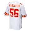Mens Nike George Karlaftis White Kansas City Chiefs Away Game Player Jersey Pi5172000