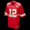 Mens Nike Jared Wiley Red Kansas City Chiefs Game Jersey