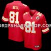 Mens Nike Blake Bell Red Kansas City Chiefs Game Player Jersey