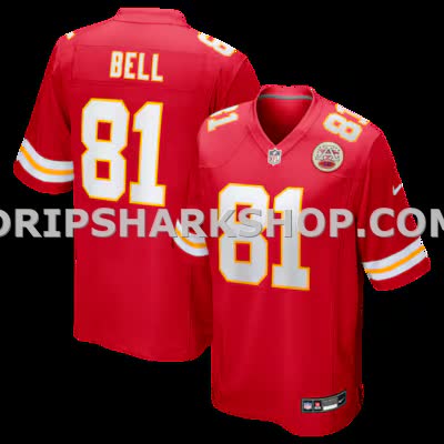 Mens Nike Blake Bell Red Kansas City Chiefs Game Player Jersey