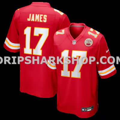 Mens Nike Richie James Red Kansas City Chiefs Game Jersey