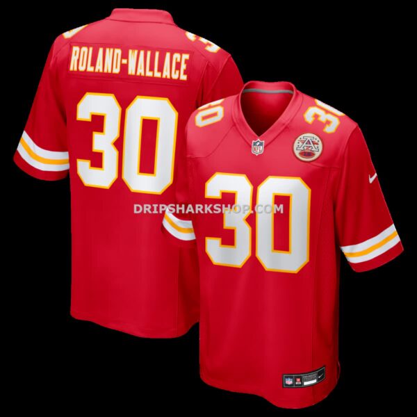 NFL166c8dG04-2b567e Mens Nike Chris Roland Wallace Red Kansas City Chiefs Game Jersey