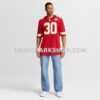 NFL166c8dG10-96a8e9 Mens Nike Chris Roland Wallace Red Kansas City Chiefs Game Jersey