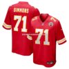 Mens Nike Josh Simmons Red Kansas City Chiefs Game Jersey