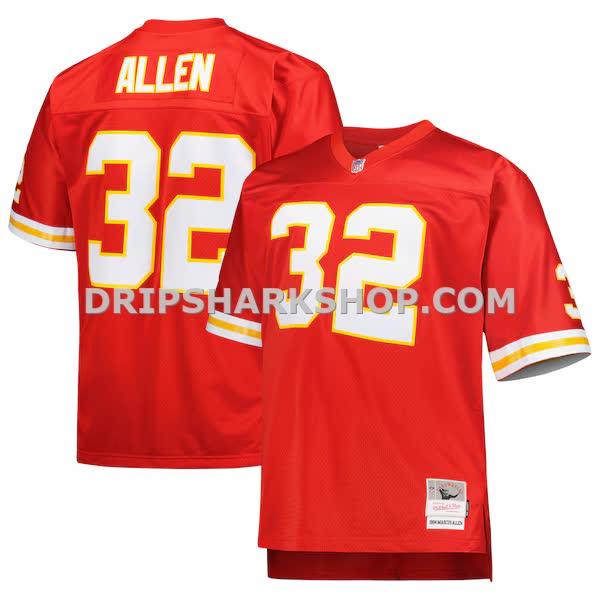 Mens Mitchell And Ness Marcus Allen Red Kansas City Chiefs Big And Tall 1994 Retired Player Replica Jersey Pi4995000