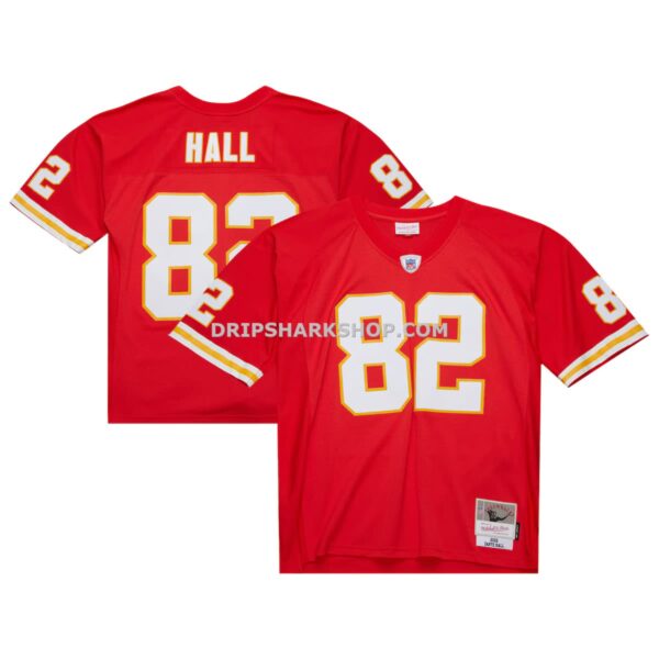 Mens Mitchell And Ness Dante Hall Red Kansas City Chiefs 2002 Legacy Replica Jersey