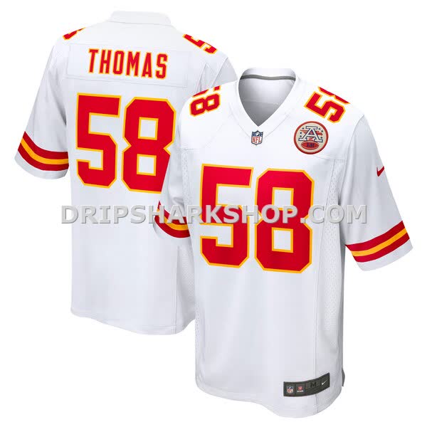 Mens Nike Derrick Thomas White Kansas City Chiefs Retired Player Game Jersey Pi4556000