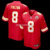 Mens Nike Kristian Fulton Red Kansas City Chiefs Team Game Jersey