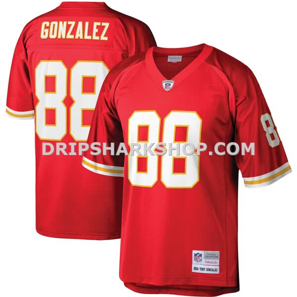 Mens Mitchell And Ness Tony Gonzalez Red Kansas City Chiefs Legacy Replica Jersey Pi3609000