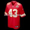 Mens Nike Jack Cochrane Red Kansas City Chiefs Game Player Jersey