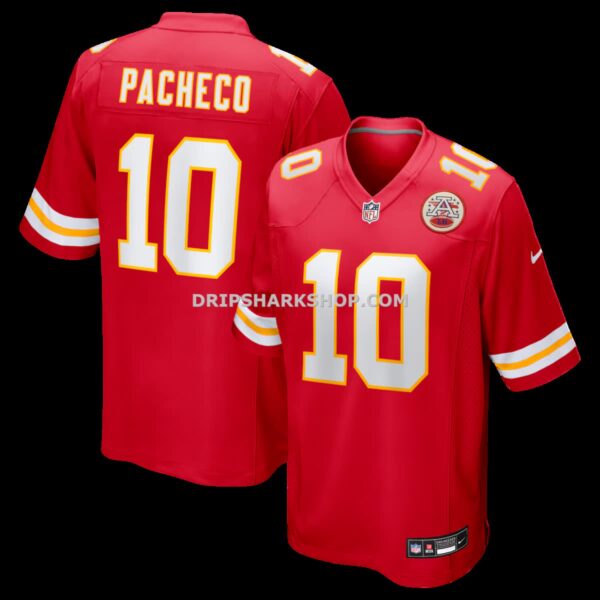 NFL1695ccG04-efe396 Mens Nike Isiah Pacheco Red Kansas City Chiefs Game Player Jersey