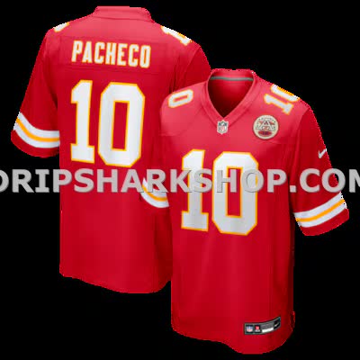 Mens Nike Isiah Pacheco Red Kansas City Chiefs Game Player Jersey