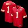 Mens Nike Xavier Worthy Red Kansas City Chiefs Player Game Jersey
