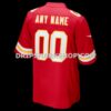 Mens Nike Red Kansas City Chiefs Custom Game Jersey