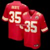 Mens Nike Christian Okoye Red Kansas City Chiefs Game Retired Player Jersey