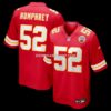 Mens Nike Creed Humphrey Red Kansas City Chiefs Game Jersey