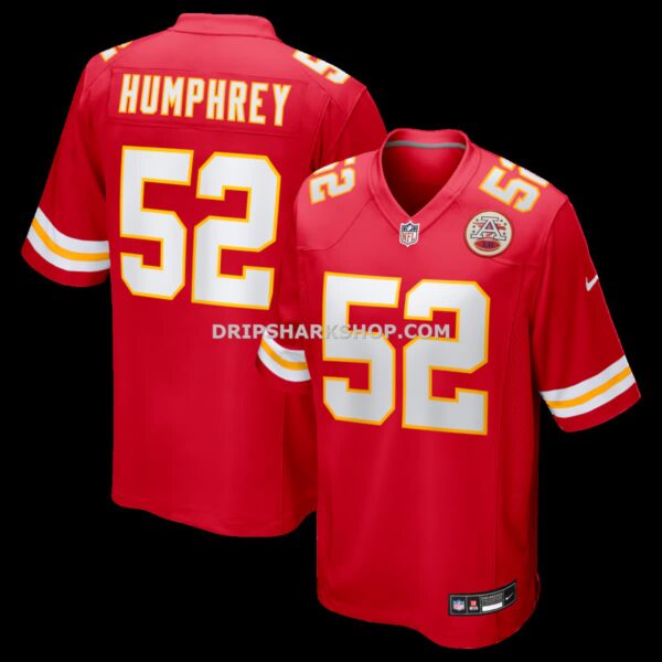 Mens Nike Creed Humphrey Red Kansas City Chiefs Game Jersey
