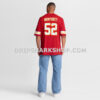 Mens Nike Creed Humphrey Red Kansas City Chiefs Game Jersey