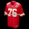 Mens Nike Kingsley Suamataia Red Kansas City Chiefs Game Jersey