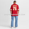 Mens Nike Kingsley Suamataia Red Kansas City Chiefs Game Jersey