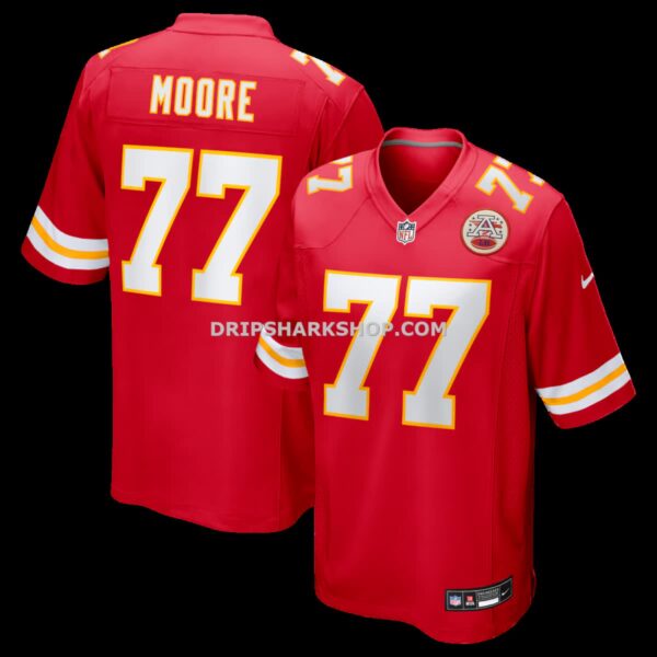 Mens Nike Jaylon Moore Red Kansas City Chiefs Team Game Jersey