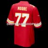 Mens Nike Jaylon Moore Red Kansas City Chiefs Team Game Jersey